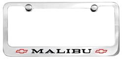License Plate Frame, Designer, Malibu Block w/ Bowtie