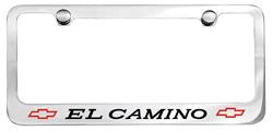 License Plate Frames, Designer, El Camino w/ Bowtie