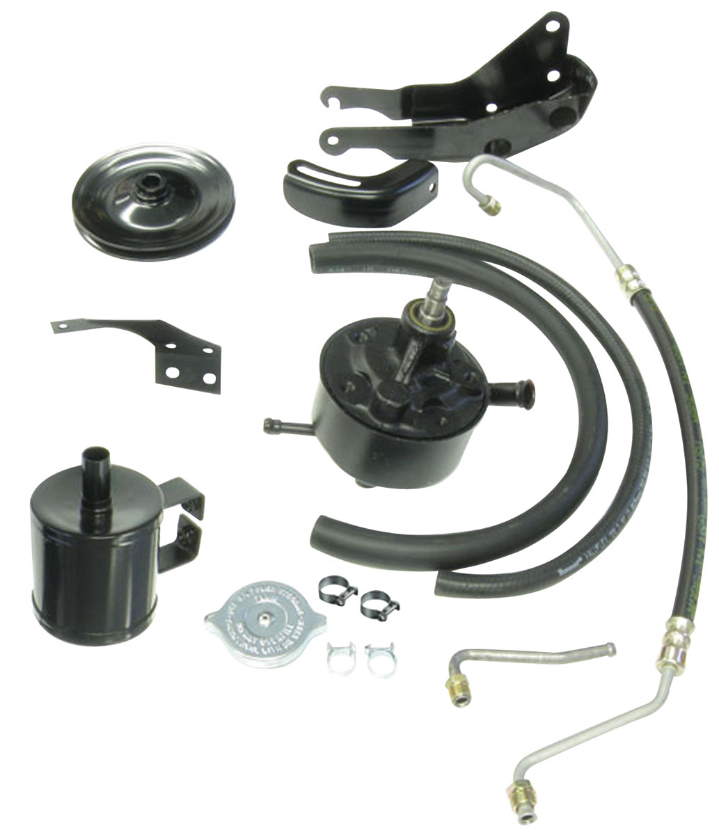 1964-68 CHEVY CHEVELLE EL CAMINO SMALL BLOCK POWER STEERING PUMP AND RESERVOIR 