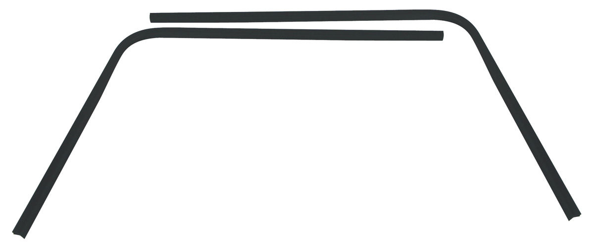 Headliner Trim Set, Rear Window, 196667 Chevelle/Cutlass 2/4dr Sedan, 3pc