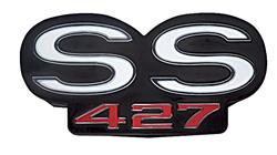 Emblem, Grille, 1967 Chevelle/El Camino, "SS427"