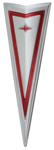 Emblem, Front Bumper, 1970 Bonneville & Catalina, Arrowhead
