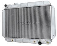 Aluminum Radiator, 64-65 Chevelle/El Camino, 2-Row, 15-1/2" x 25", Pass. Filler