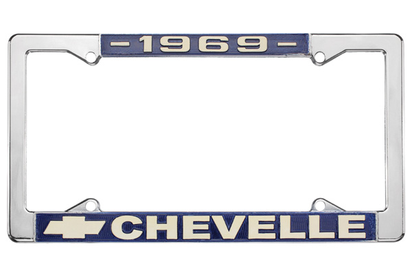 RESTOPARTS License Plate Frame, 1969 Chevelle