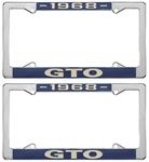 License Plate Frame, 1968 GTO