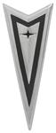 Emblem, Trunk Lid, 1964 Bonneville & Catalina, Arrowhead