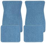 Floor Mats, Raylon Loop 1964-73 Metallic Silver "Chevelle" Script