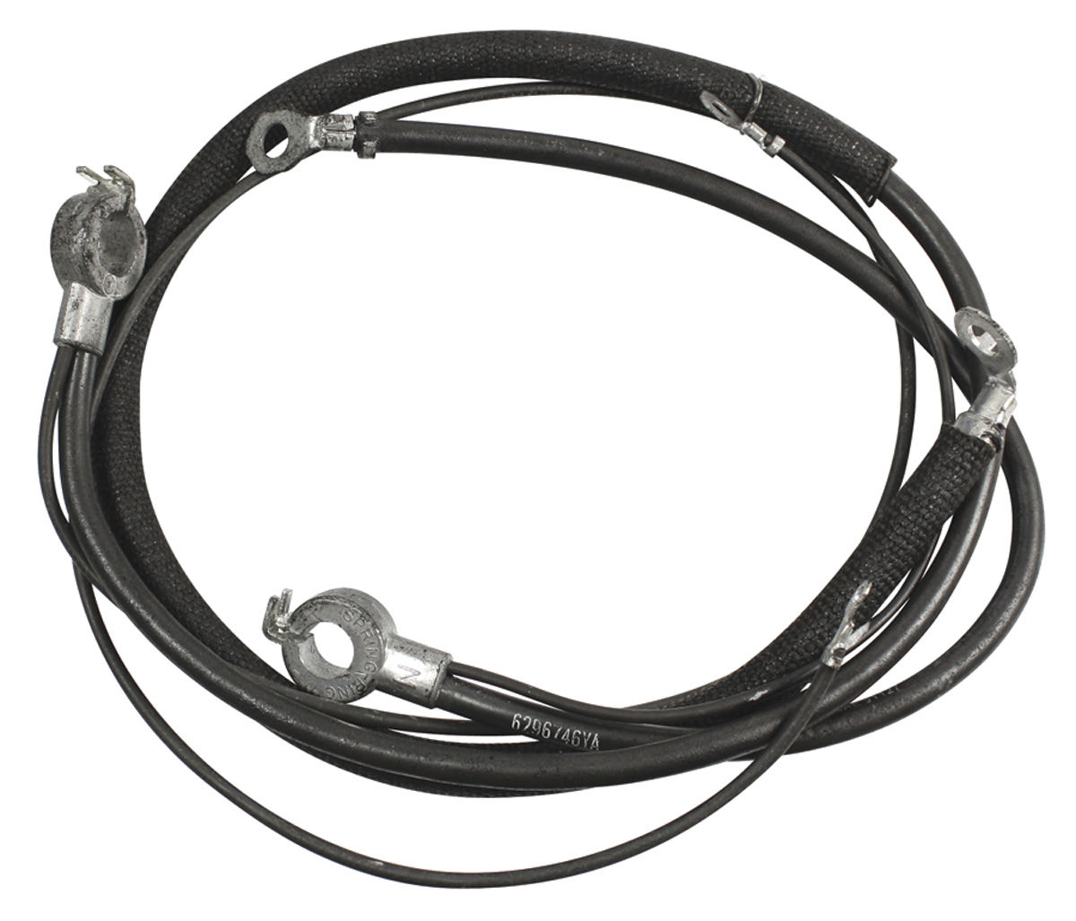 M&H Spring Ring Battery Cable, 196970 CH/EC 6 Cylinder, Negative
