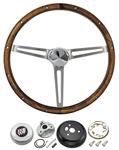 Steering Wheel Kit, Grant Classic Nostalgia, 1969-77 Buick, w/o Tilt, Wood