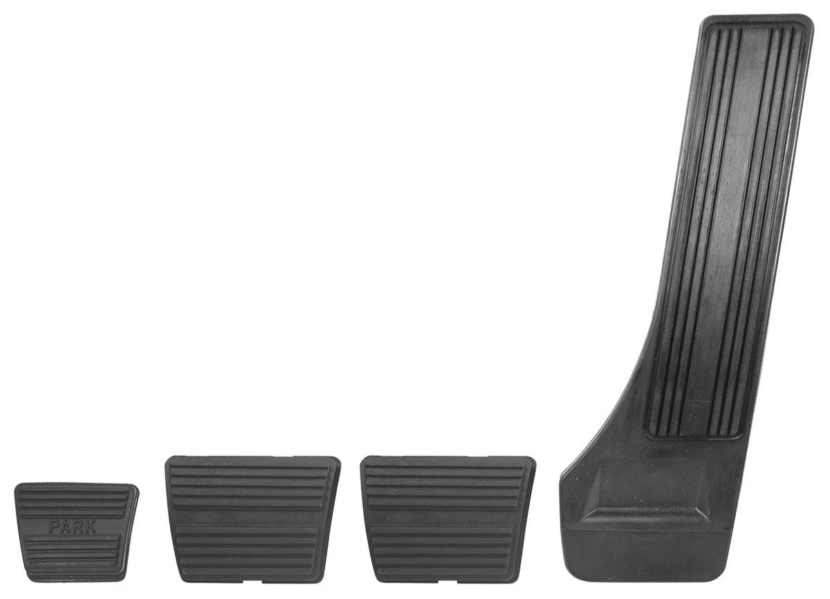 RESTOPARTS Pedal Pad, KIT, 196467 Cutlass, 4 Speed, Drum