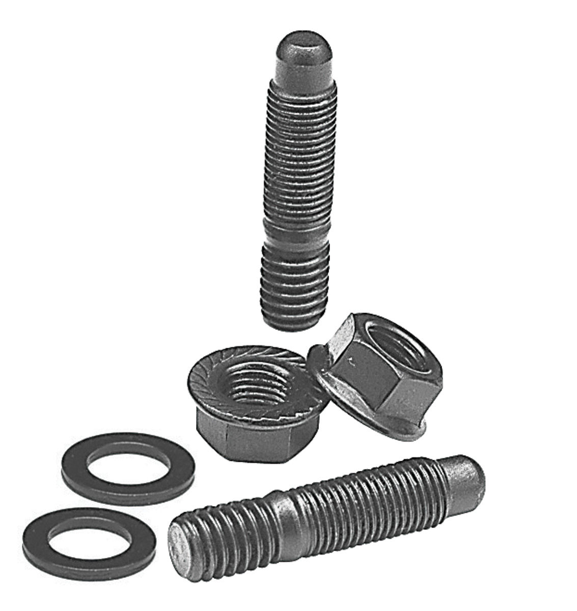 Studs, ARP, Olds Header, Black, Hex