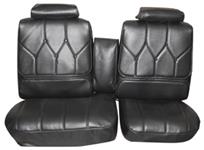 Seat Upholstery Kit, Front Split Bench/Rear, 1971-72 Riviera, Custom Interior w/Armrest