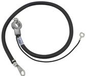 Spring Ring Battery Cable, 1969-70 Cutlass V8 350 w/ 4BBL & AT, Negative