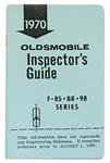Book, "Line Inspector Guide", 1970 Oldsmobile