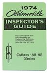 Book, "Line Inspector Guide", 1974 Oldsmobile