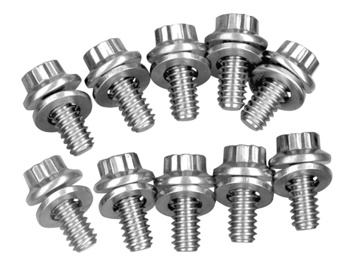 Bolts, Timing Cover, ARP, Pontiac, Stainless, 12 PT