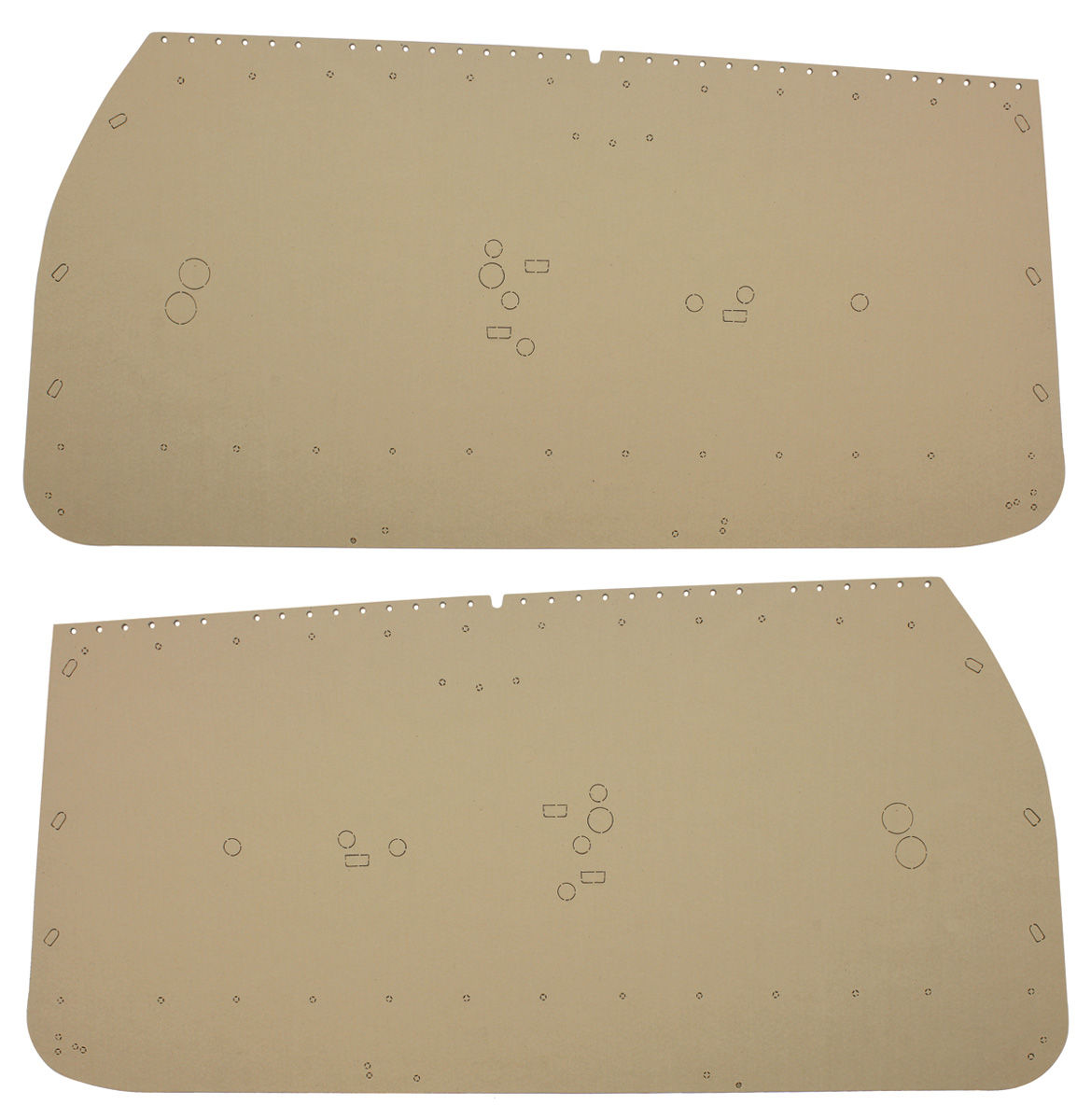 Door Panel Boards, Inner, 196872 GTL, Front