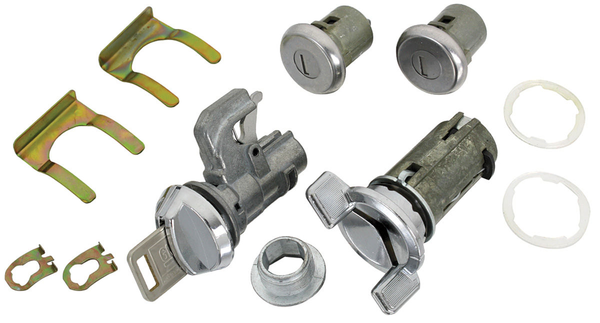Lock Set, Ignition/Doors/Glove Box, 197076 Chevelle/El Camino