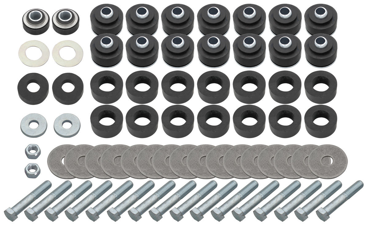 RESTOPARTS Bushing Set, Body, 6467 CH/CUT Cnv, 6467 GTO/TP/LM/SL