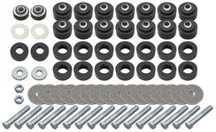 Bushing Set, Body, 1964-67 Chevrolet/Olds Convertible & 1964-67 Buick/Pontiac Coupe/Convertible, 28pc w/Hardware
