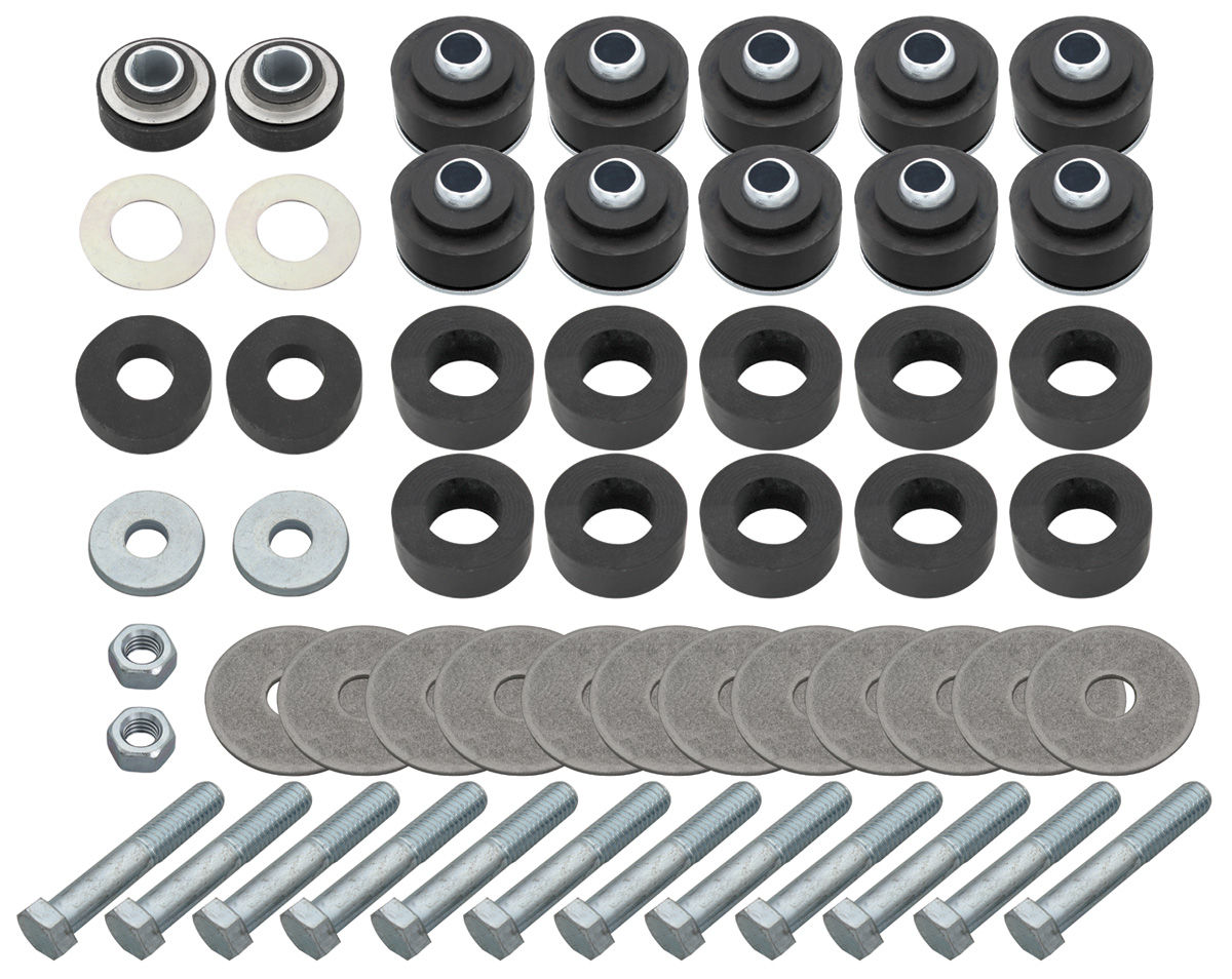 64 65 66 67 Chevelle El Camino Body Bushing Kit Complete with Hardware 