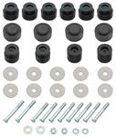 Bushing Set, Body, 1968-72 Chevelle/Cutlass Coupe & El Camino, 24 Bushings w/Hdw