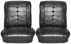 Seat Upholstery, Front Buckets, 1963 Riviera