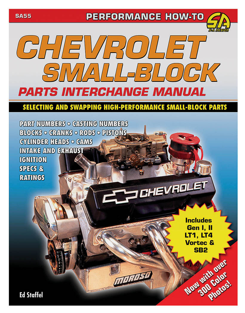 Book, Chevrolet SmallBlock Parts Interchange Manual Rev Ed