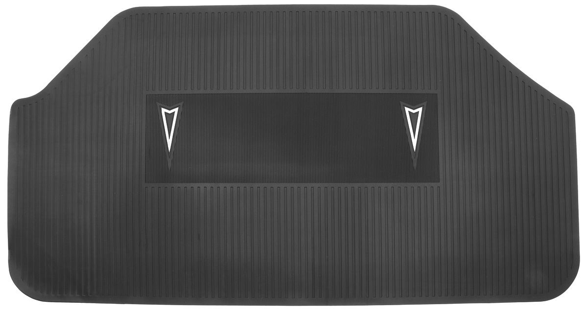 Trunk Mat, Rubber, 196772 Pontiac "Arrowhead" Logo Accessory