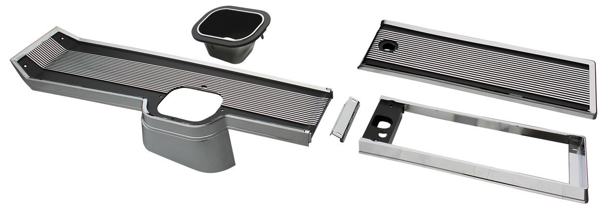 Console Top Plate Set, 1965-67 GTO/Tempest/Lemans, 4-Speed
