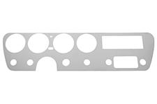 Dash Backing Plate, Aluminum, 1967 GTO w/o A/C, For Wood Veneer
