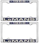 License Plate Frame, 1968 LeMans