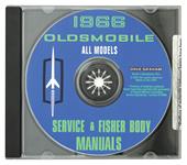 Service Manuals, Digital, Chassis & Fisher Body, 1966 Oldsmobile