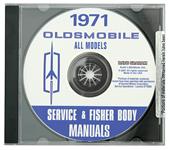 Service Manuals, Digital, Chassis & Fisher Body, 1971 Oldsmobile