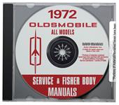 Service Manuals, Digital, Chassis & Fisher Body, 1972 Oldsmobile