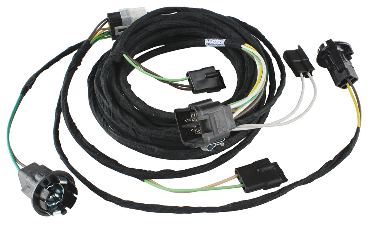 M&H Wiring Harness, Rear Light, 1968 Chevelle Coupe, W/Bumper Mounted B/U Lights
