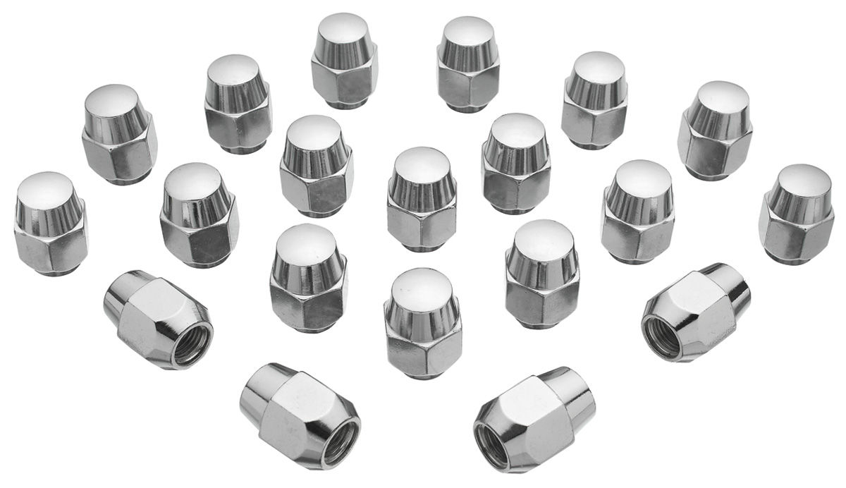 Lug Nuts, Acorn, Pontiac/Olds, 7/16"20, 20pc