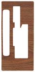 Console Inserts, Woodgrain, 1968 GTO, 3 Speed His & Hers, Standard