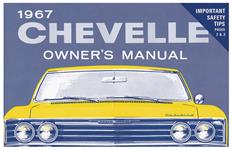 Owners Manual, 1967 Chevelle