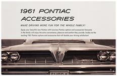 Accessory Sales Brochure, 1961 Pontiac