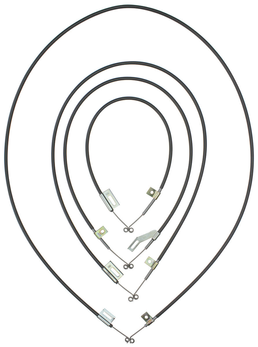 Heater/AC Control Cables, 1966 Chevelle/El Camino, 4pc