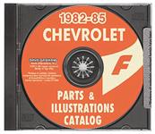 Parts & Illustrations Catalog, Digital, 1982-85 Chevrolet