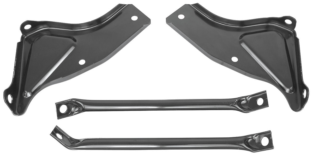 Bumper Brackets, Rear, 196667 El Camino
