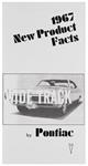 Booklet, 1967 Pontiac, New Product Facts