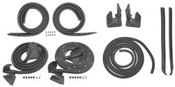 Metro Moulded Rear Quarter Window Seals For Pontiac GTO LeMans Tempest (1968-1972)