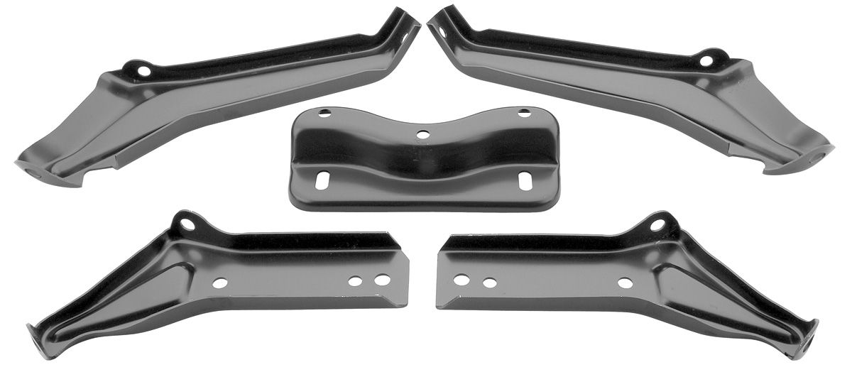 RESTOPARTS Bumper Brackets, Rear, 196465 Chevelle
