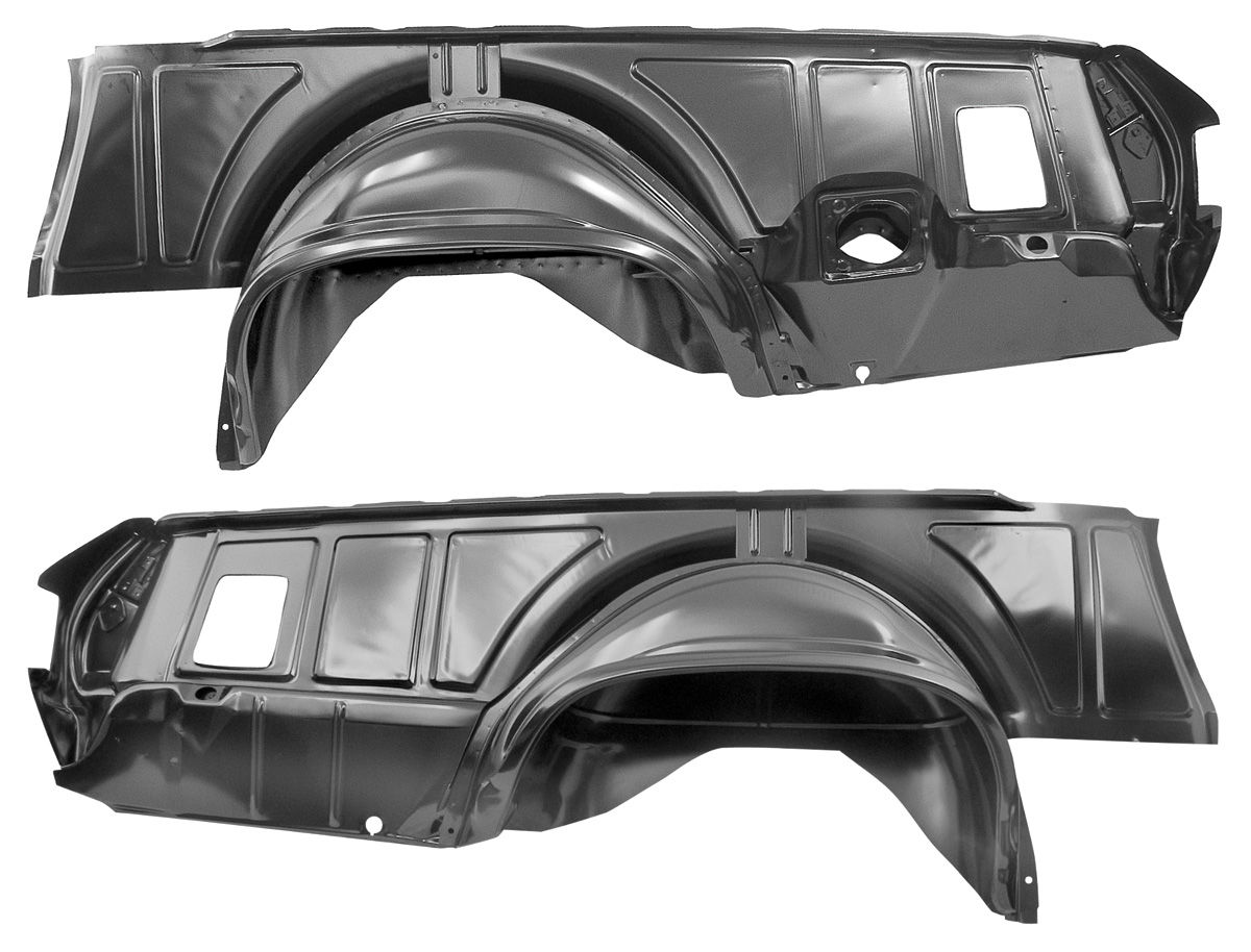 Quarter Panel, Inner, 196872 El Camino, Pair