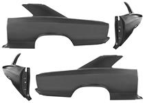 1966-67 Chevelle Coupe Complete Quarter Panels