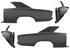 1966-67 Chevelle Coupe Complete Quarter Panels