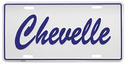 License Plate, Custom, "Chevelle"